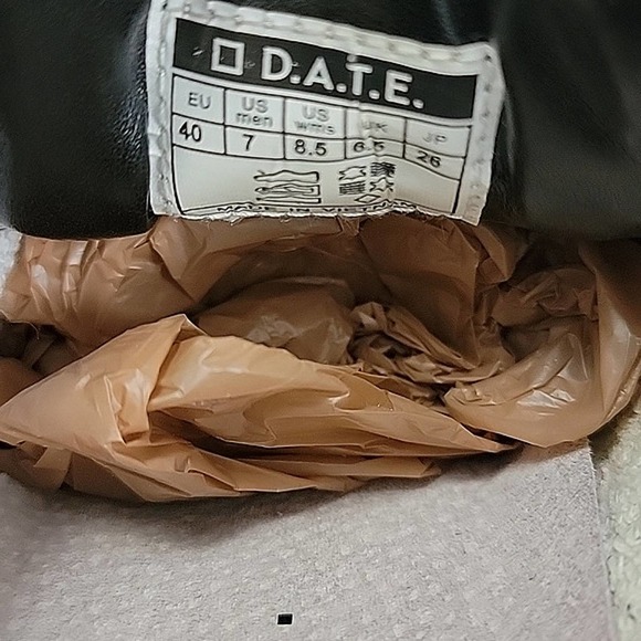 D.a.t.e. Fuga python embossed chunky leather trainer / sneaker women's 8.5 - Picture 12 of 12